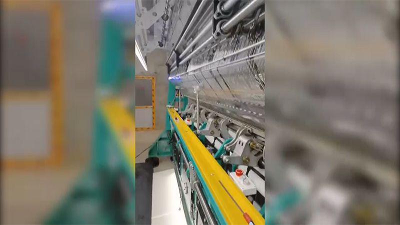 GE2285 Yüksek Hızlı Sandviç (Spacer) Kumaş Çözgü Örgü Makinası