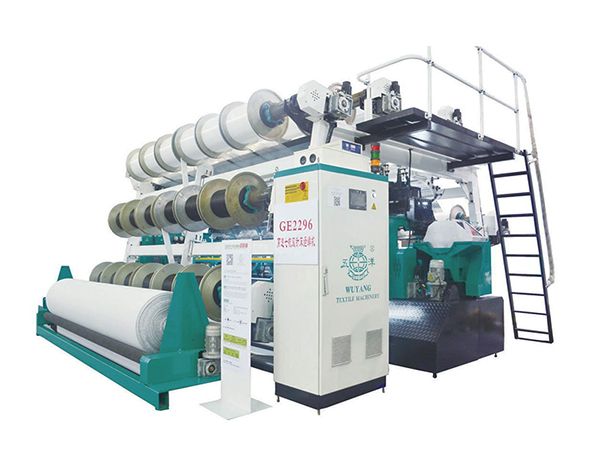 GE2296 Yüksek Hızlı Raşel Çözgü Örme Makinası