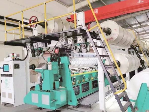 GE2886 Jakarlı Battaniye & Peluş Kumaş Çözgü Örgü Makinası
